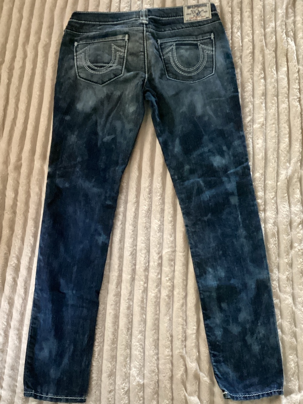 True Religion Women's Slim Jeans in Cosmic Wash